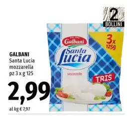 Famila Galbani Santa Lucia Mozzarella offerta