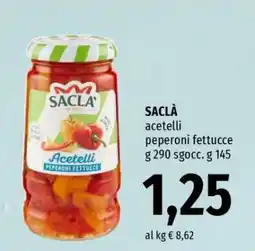 Famila Saclà Acetelli Peperoni Fettuccine offerta