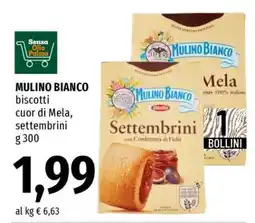 Famila MULINO BIANCO biscotti cuor di Mela, settembrini offerta