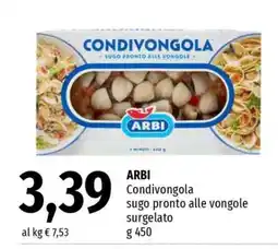 Famila ARBI Condivongola offerta