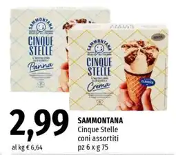 Famila SAMMONTANA Cinque Stelle Coni Assortiti offerta