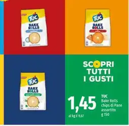 Famila TUC BAKE ROLLS offerta