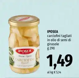 Famila IPOSEA carciofini tagliati offerta