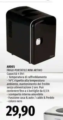Famila ARDES FRIGO PORTATILE MINI ARTIKO offerta