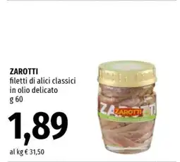 Famila ZAROTTI offerta