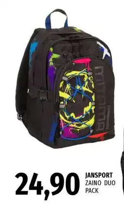 Famila JANSPORT ZAINO DUO PACK offerta