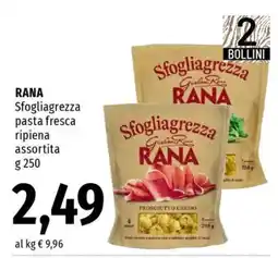 Famila RANA Sfogliagrezza offerta