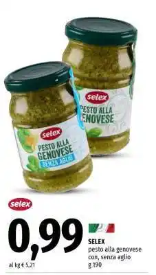 Famila SELEX pesto alla genovese offerta