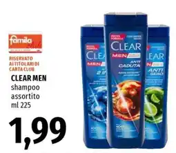Famila CLEAR MEN offerta