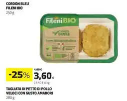 Coop CORDON BLEU FILENI BIO offerta