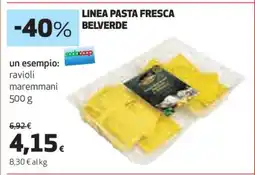Coop LINEA PASTA FRESCA BELVERDE offerta