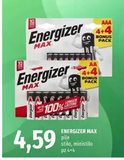 Famila Energizer Max offerta