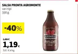 Coop Salsa Pronta Agromonte offerta