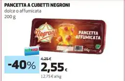 Coop Pancetta a Cubetti Negroni offerta