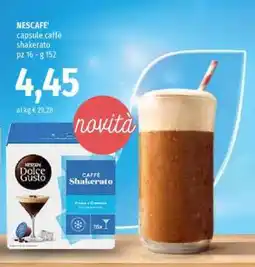 Famila NESCAFÉ capsule caffè shakerato offerta