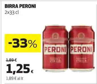 Coop Birra Peroni offerta