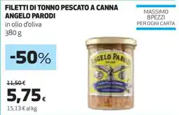 Coop FILETTI DI TONNO PESCATO A CANNA ANGELO PARODI offerta