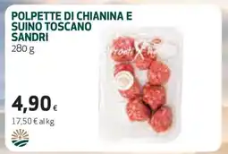 Coop POLPETTE DI CHIANINA E SUINO TOSCANO SANDRI offerta