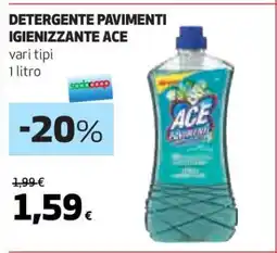 Coop DETERGENTE PAVIMENTI IGIENIZZANTE ACE offerta