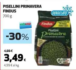 Coop Pisellini Primavera Findus offerta