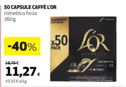 Coop 50 CAPSULE CAFFÈ L'OR offerta