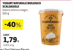 Coop Yogurt Naturale Biologico Scaldasole offerta