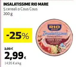 Coop Insalatissime Rio Mare offerta