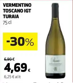 Coop VERMENTINO TOSCANO IGT TURAIA offerta