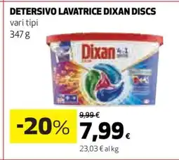 Coop DETERSIVO LAVATRICE DIXAN DISCS offerta