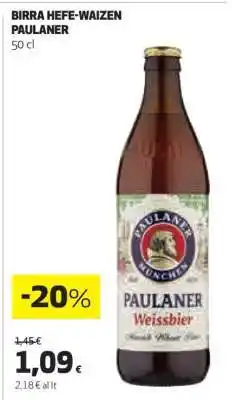 Coop BIRRA HEFE-WAIZEN PAULANER offerta