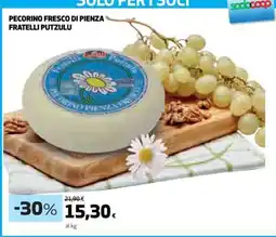 Coop PECORINO FRESCO DI PIENZA FRATELLI PUTZULU offerta
