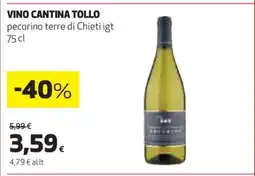 Coop VINO CANTINA TOLLO offerta