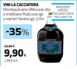 Coop VINI LA CACCIATORA offerta