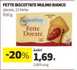 Coop Fette Biscottate Mulino Bianco offerta