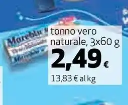 Coop Tonno vero naturale offerta