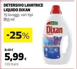 Coop Detersivo Lavatrice Liquido Dixan offerta