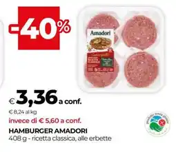 Coop HAMBURGER AMADORI offerta
