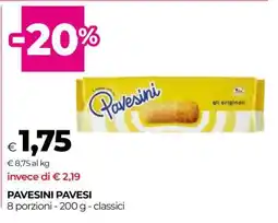 Coop Pavesini Pavesi offerta