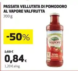 Coop PASSATA VELLUTATA DI POMODORO AL VAPORE VALFRUTTA offerta