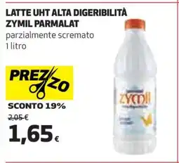 Coop LATTE UHT ALTA DIGERIBILITÀ ZYMIL PARMALAT offerta