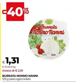 Coop Burrata Nonno Nanni offerta