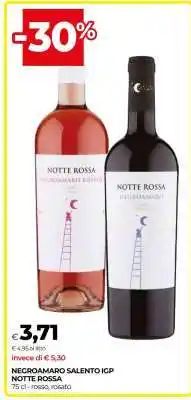 Coop NEGROAMARO SALENTO IGP NOTTE ROSSA offerta