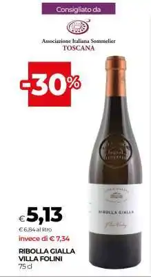 Coop RIBOLLA GIALLA VILLA FOLINI offerta