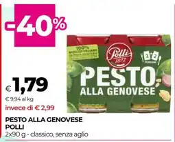 Coop Pesto alla Genovese Polli offerta