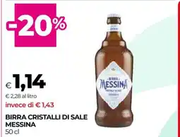 Coop BIRRA CRISTALLI DI SALE MESSINA offerta