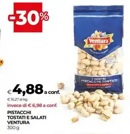 Coop PISTACCHI TOSTATI E SALATI VENTURA offerta
