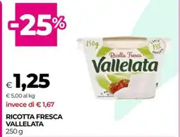 Coop Ricotta Fresca Vallelata offerta
