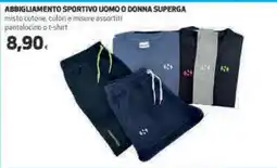 Coop ABBIGLIAMENTO SPORTIVO UOMO O DONNA SUPERGA offerta