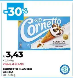 Coop CORNETTO CLASSICO ALGIDA offerta