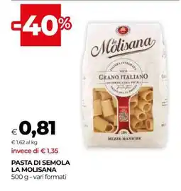 Coop PASTA DI SEMOLA LA MOLISANA offerta